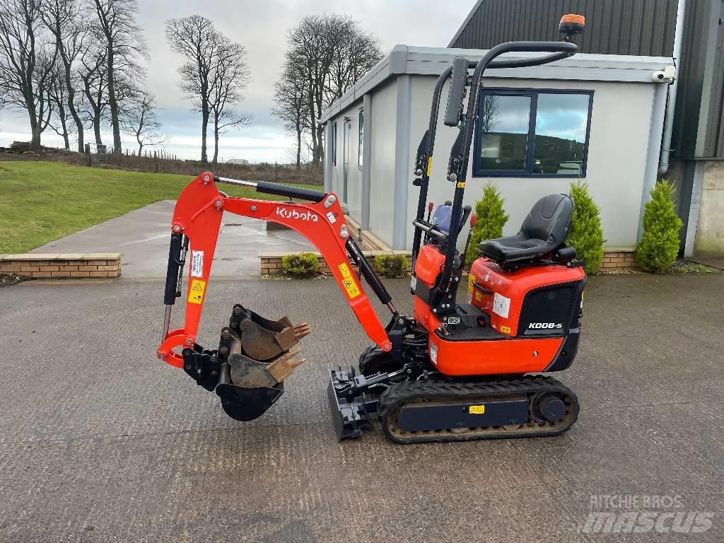 Kubota K008-5 소형 굴삭기 7톤 미만