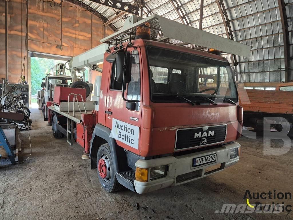 MAN 8.163 트럭 탑재 고소작업대