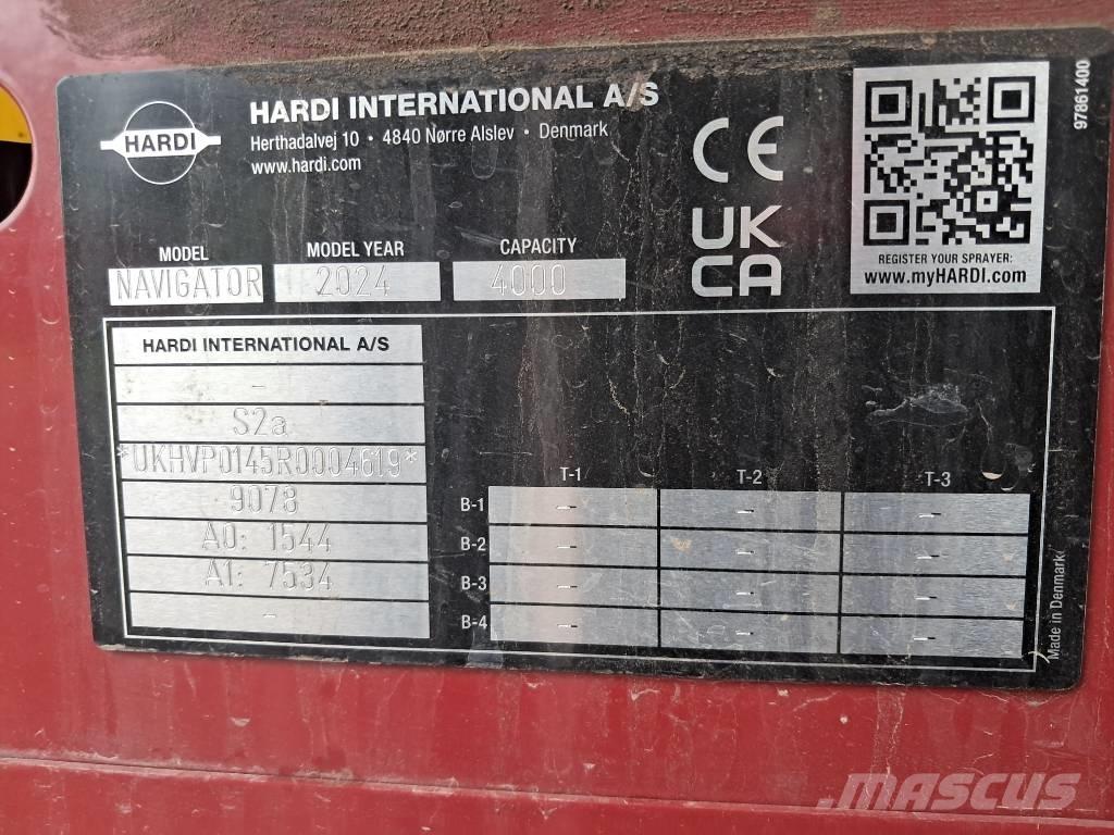 Hardi Navigator 40i 견인형 분무기