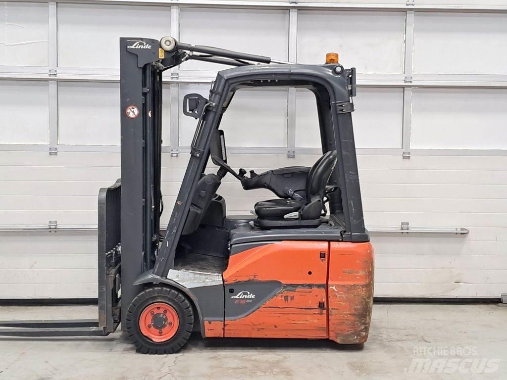 Linde E16C-02 전동 지게차