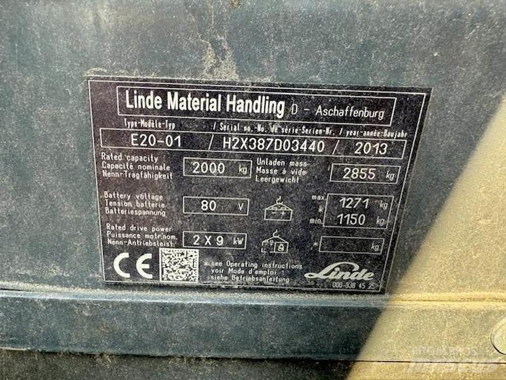 Linde E20-01 그 외 지게차