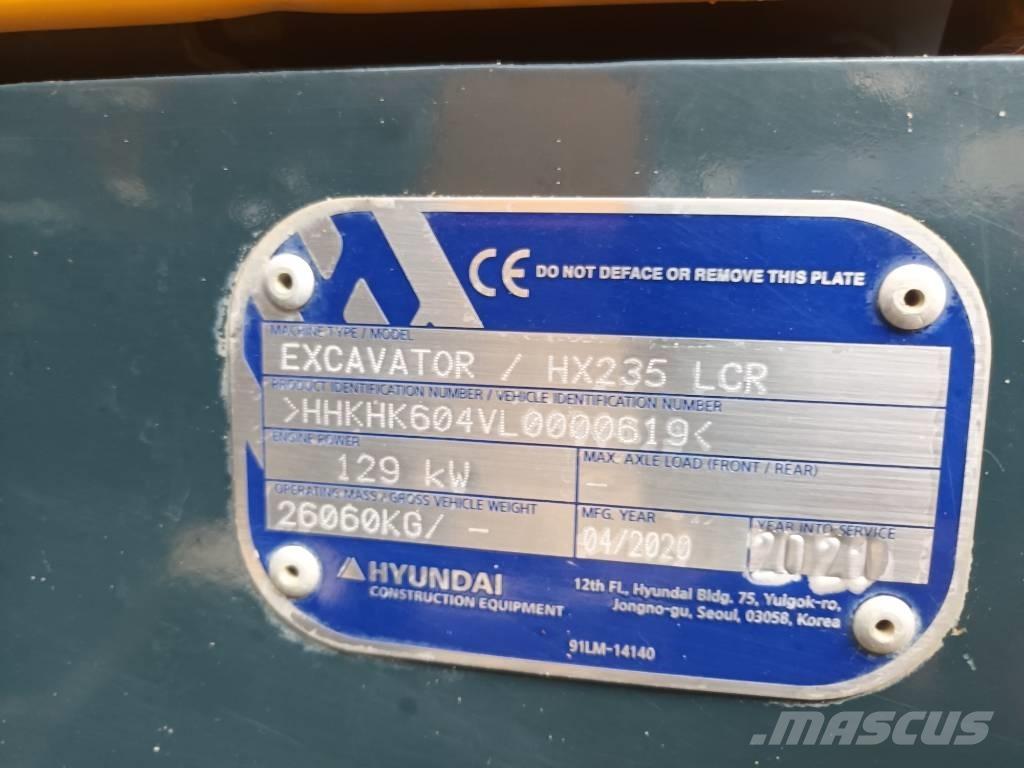 Hyundai HX 235 LCR 대형 굴삭기 29톤 이상