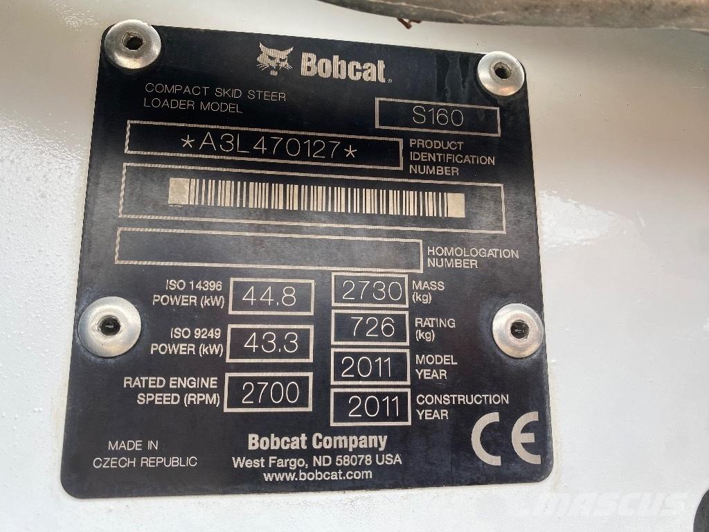 Bobcat S 160  스키드로더