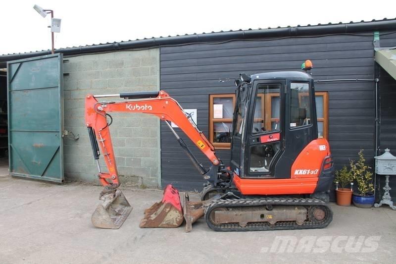 Kubota KX 61-3 소형 굴삭기 7톤 미만