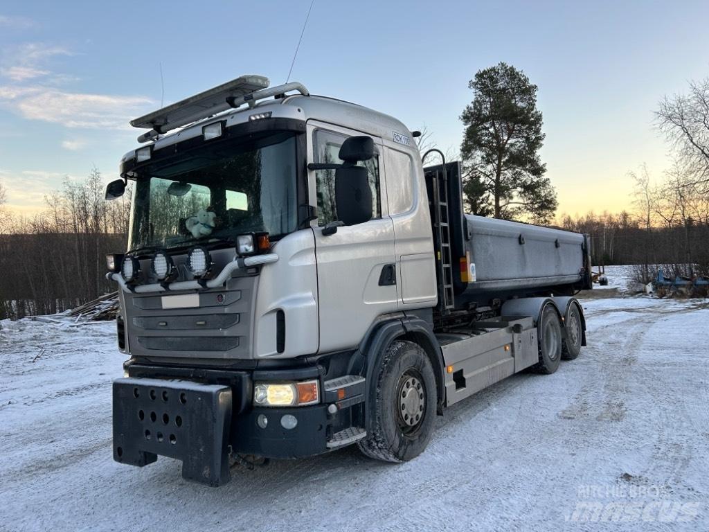 Scania G 480 훅 리프트 트럭