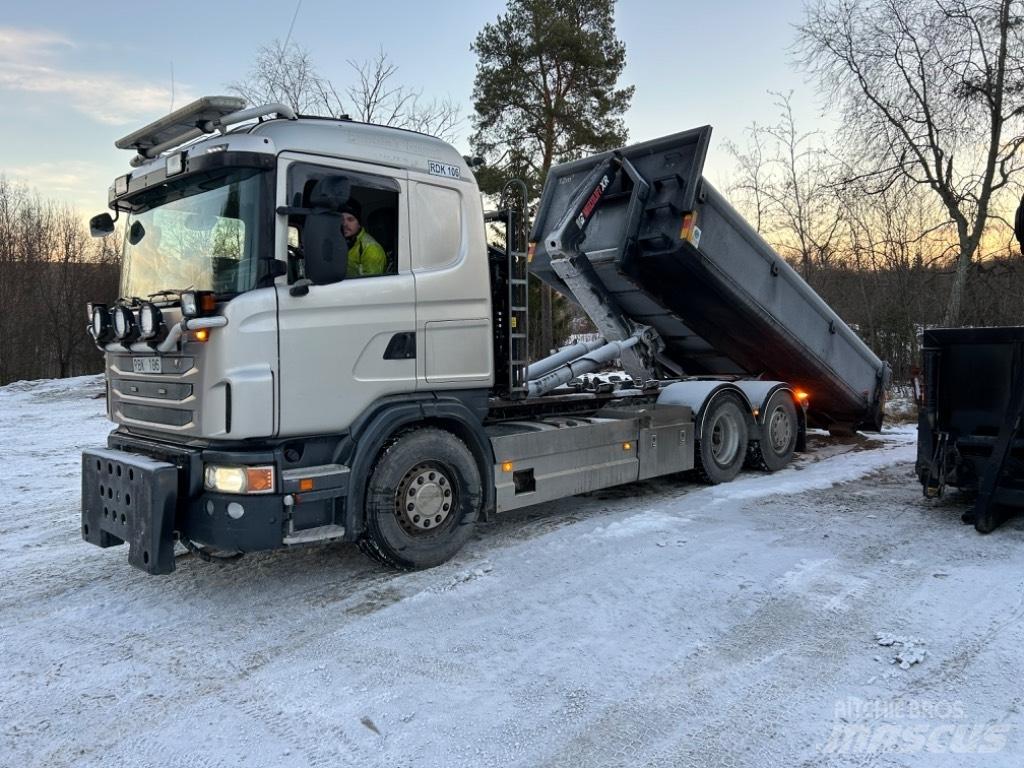 Scania G 480 훅 리프트 트럭