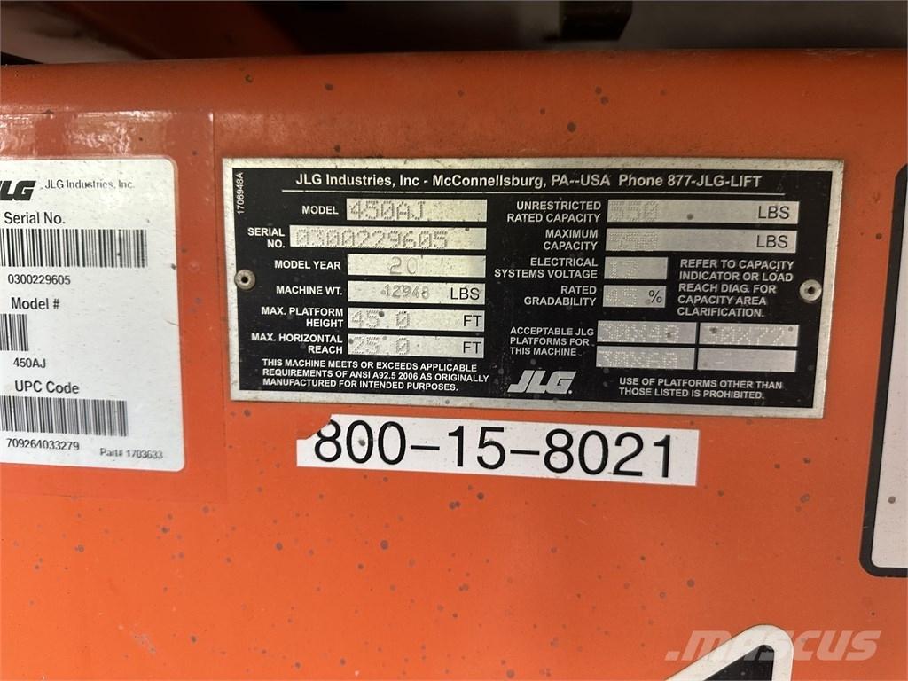 JLG 450 AJ 관절형 전동이동 리프트