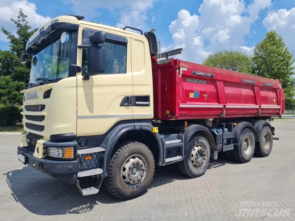 Scania G490 8X4 덤프 트럭