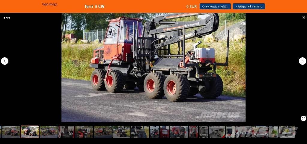 Terri 3 CV 원목 채집운반기