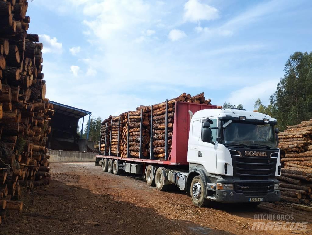 Scania R 560 목재 트럭