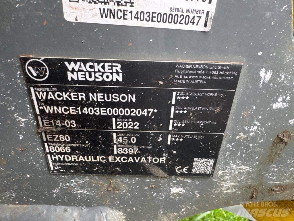 Wacker Neuson EZ80 대형 굴삭기 29톤 이상