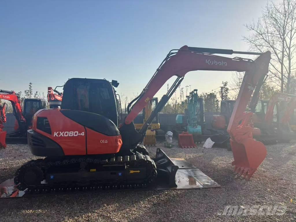 Kubota KX 080-4 중형굴삭기 7톤-28톤