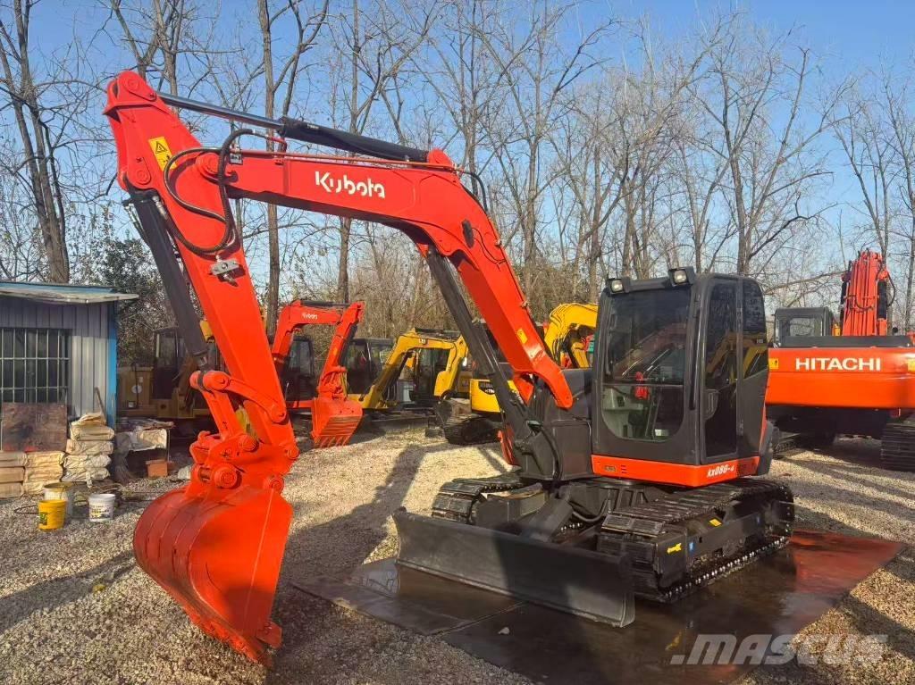 Kubota KX 080-4 중형굴삭기 7톤-28톤