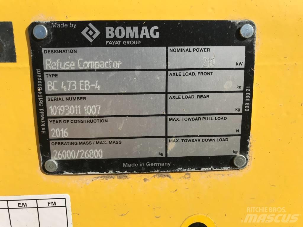 Bomag BC473EB-4 싱글 드럼 롤러