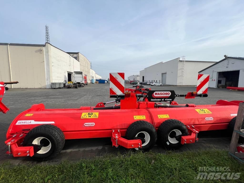 Maschio Gemella 620 목장 제초기 및 토퍼