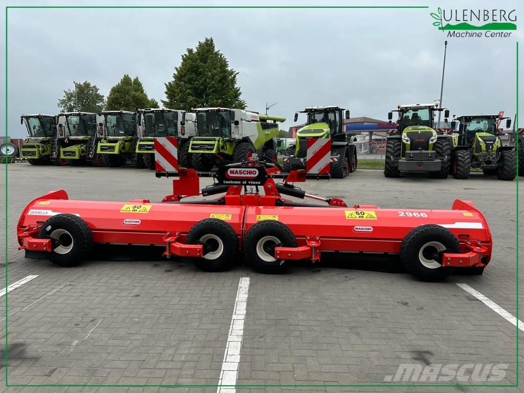 Maschio Gemella 620 목장 제초기 및 토퍼