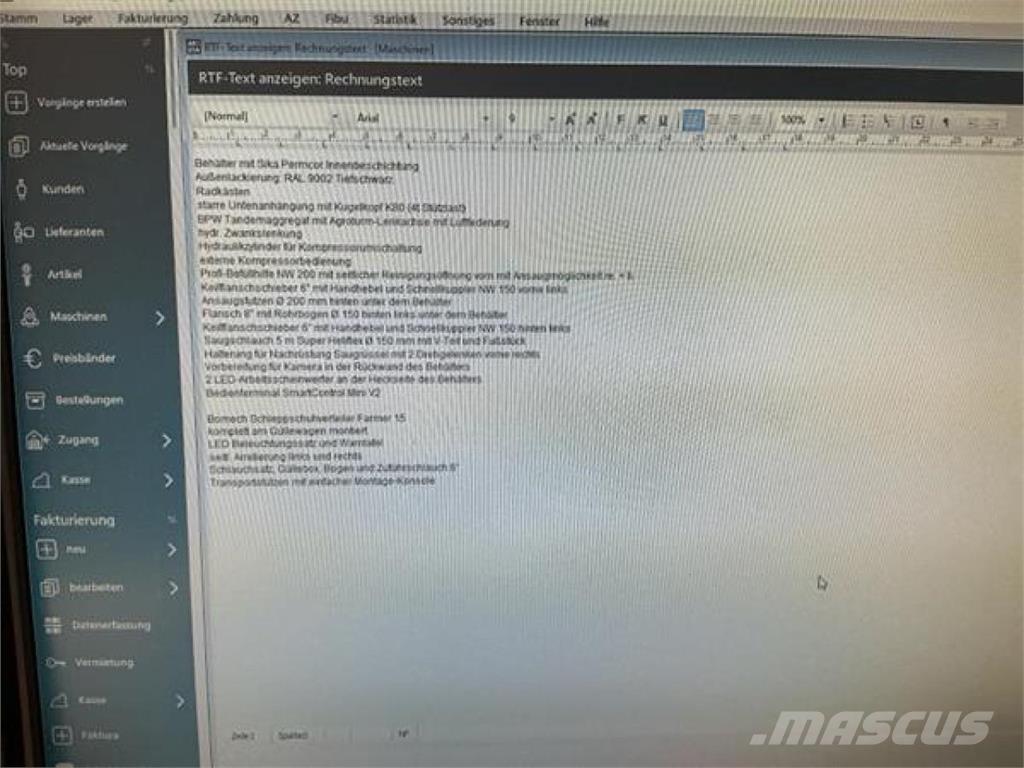 Kotte VT 19.700 슬러리 탱커