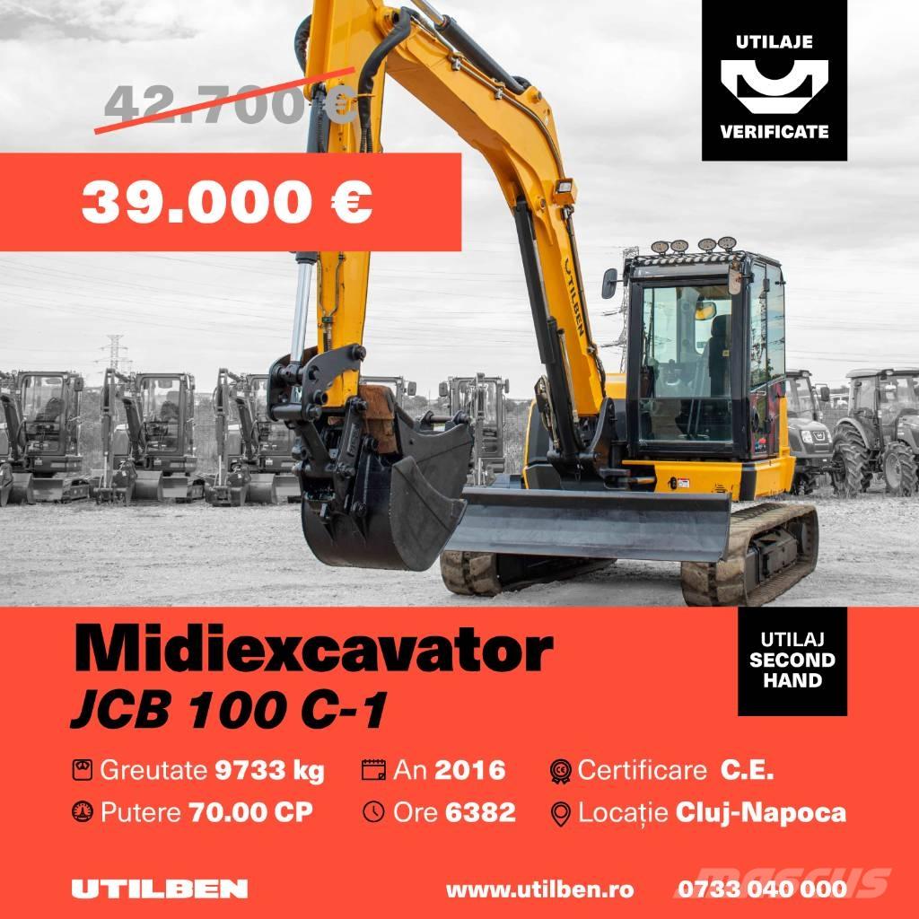 JCB 100 C-1 중형굴삭기 7톤-28톤