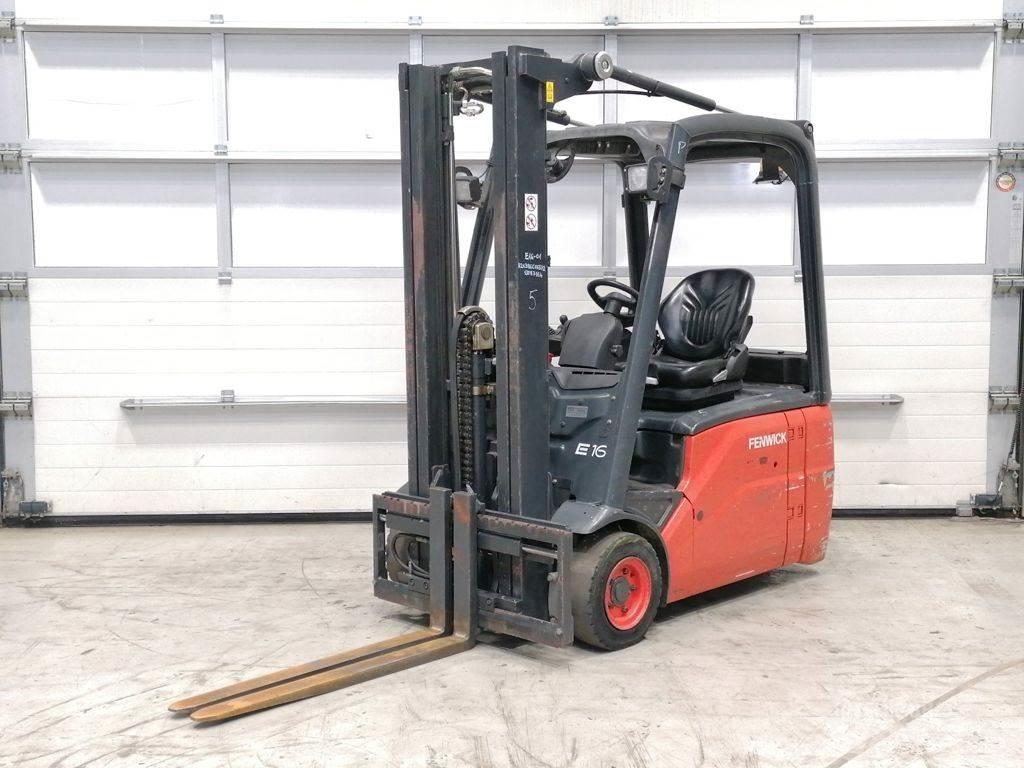 Linde E16 전동 지게차