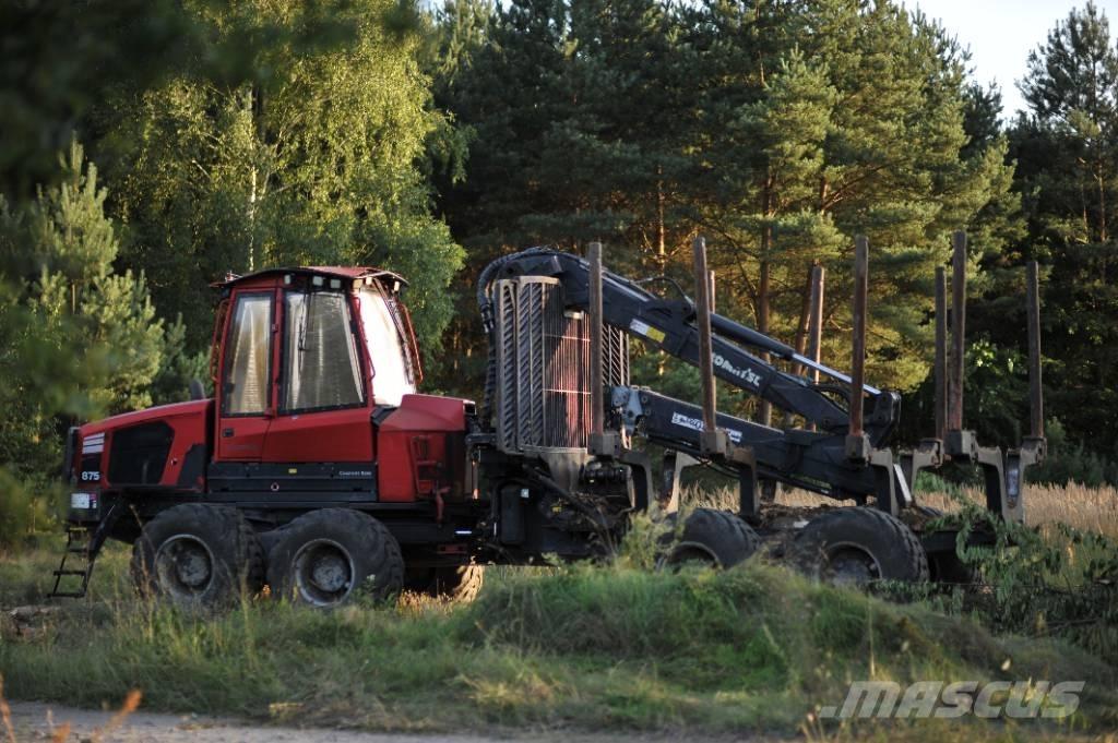Komatsu 875 원목 포워더