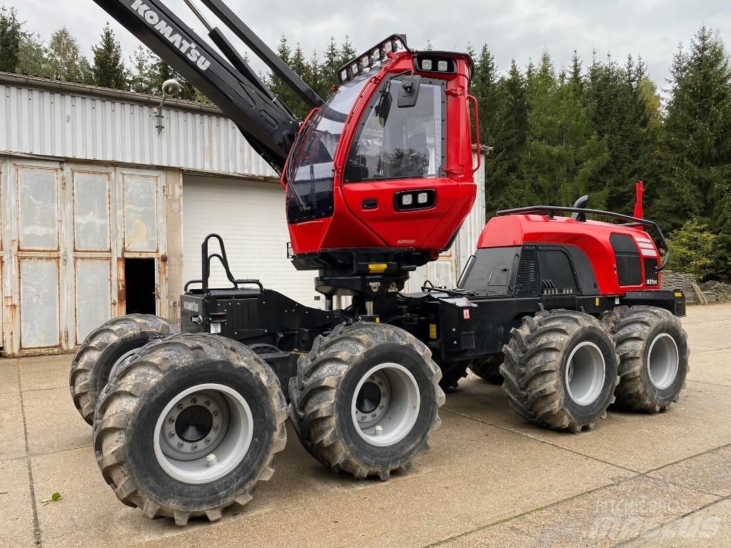 Komatsu 931 원목 하베스터