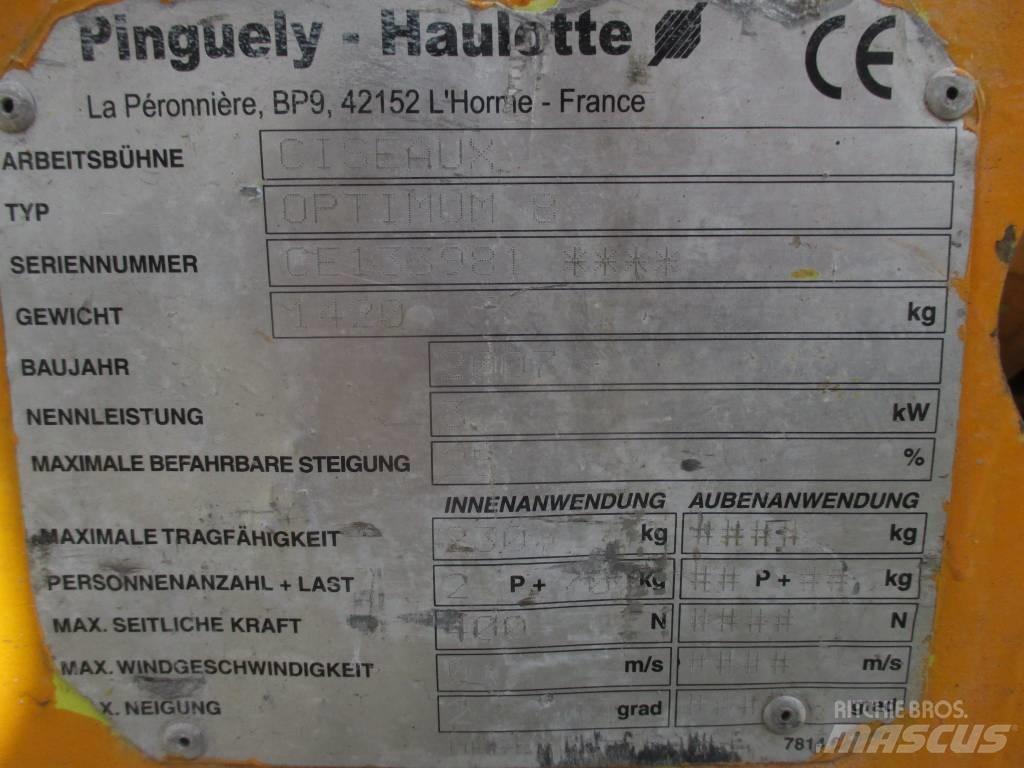 Haulotte Optimum  8 가위형 리프트