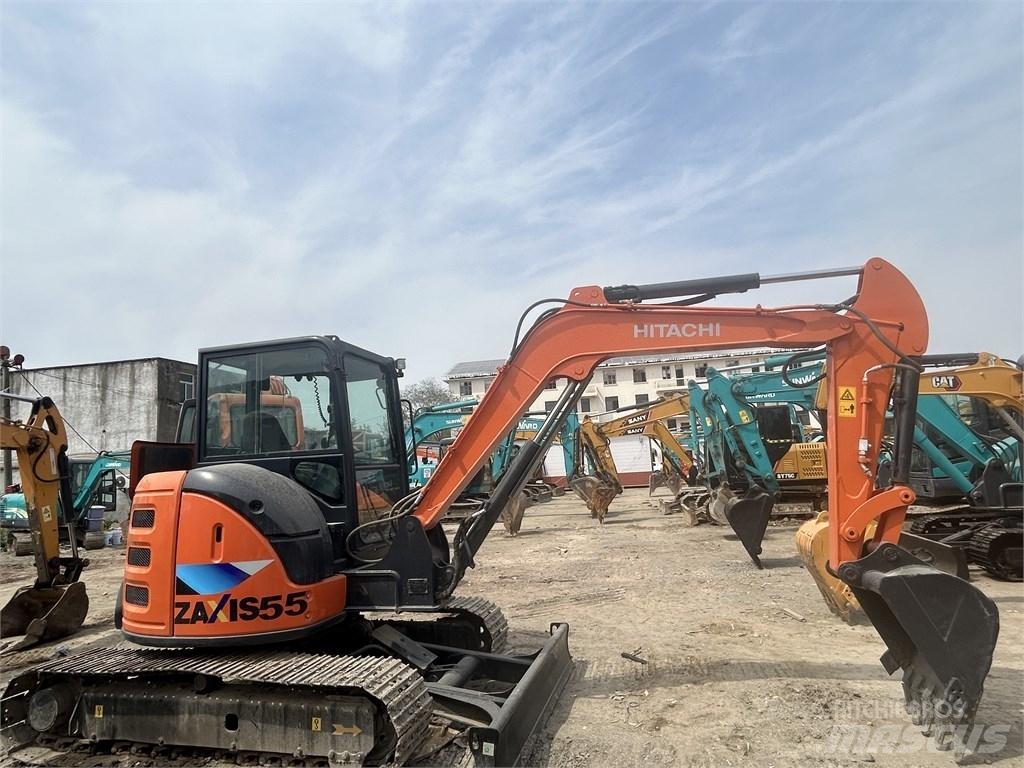 Hitachi ZX55 소형 굴삭기 7톤 미만