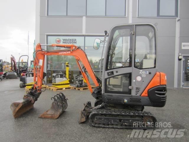 Hitachi ZX 18 소형 굴삭기 7톤 미만