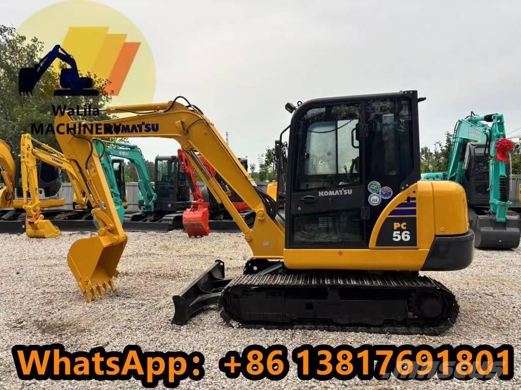 Komatsu PC 56-7 소형 굴삭기 7톤 미만