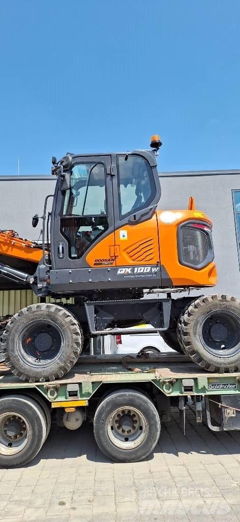 Doosan DX 100 W-7  휠 굴삭기