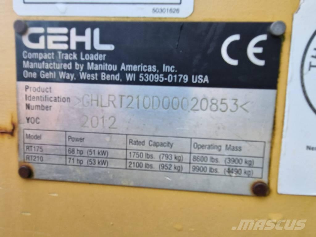 Gehl RT 210 궤도식 로우더