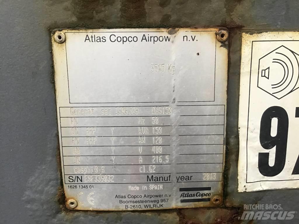 Atlas Copco QAS 150 디젤 발전기
