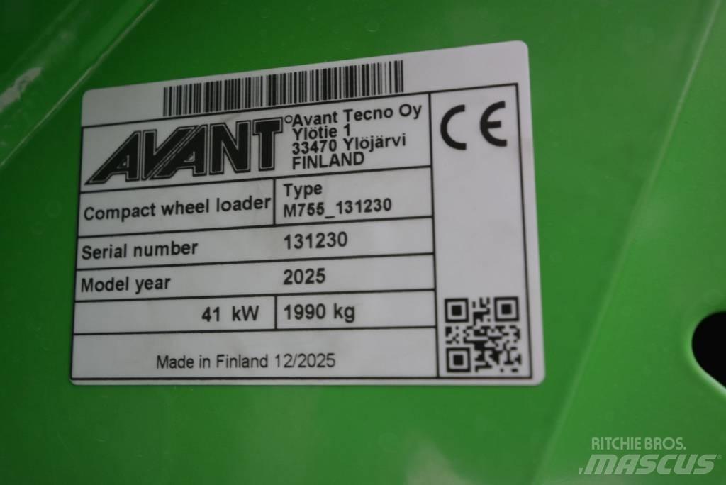 Avant 755i 미니 로더