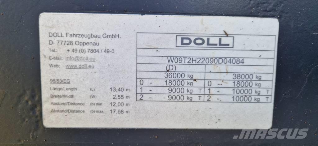 Doll T2H 로우 로더-세미 트레일러