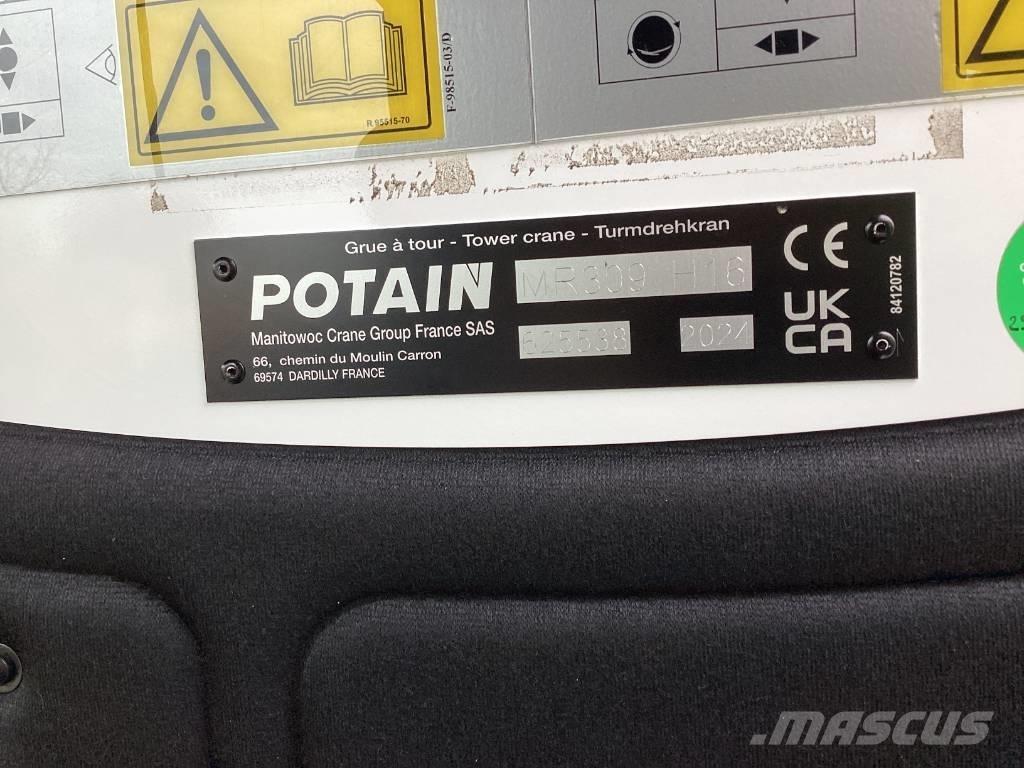 Potain MR309-H16 타워 크레인