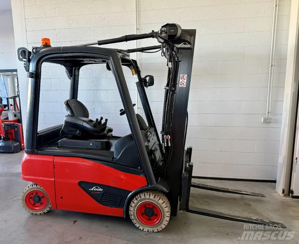Linde E16P/386-02 전동 지게차