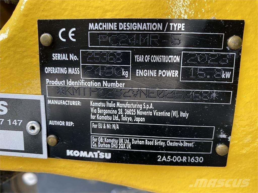 Komatsu PC24MR-5  휠 굴삭기