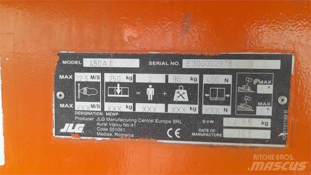 JLG 450AJ 관절형 전동이동 리프트