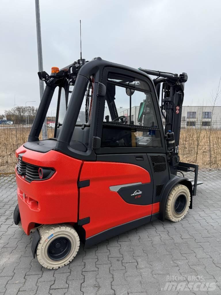 Linde E35HL/1252-01 전동 지게차