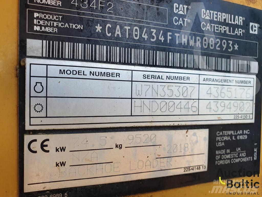 CAT 434 F2 백호로더