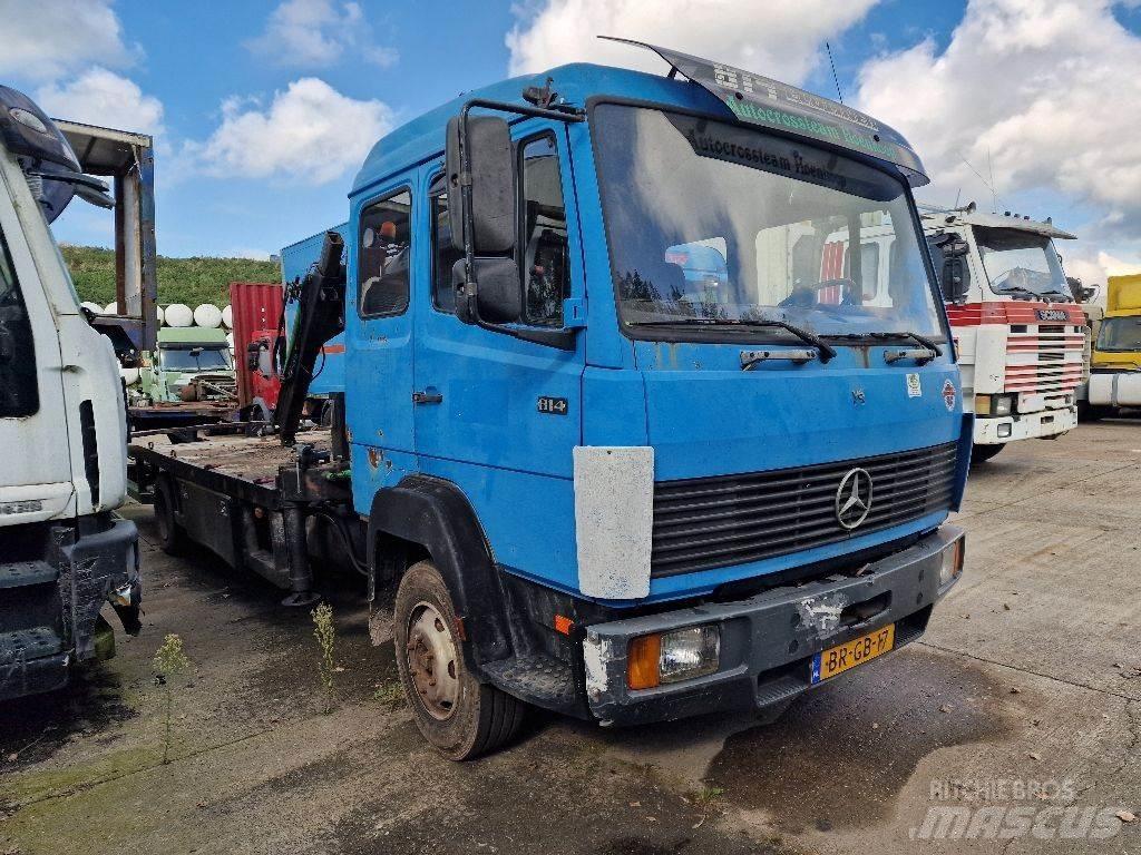 Mercedes-Benz 814 플랫베드/드롭사이드 트럭