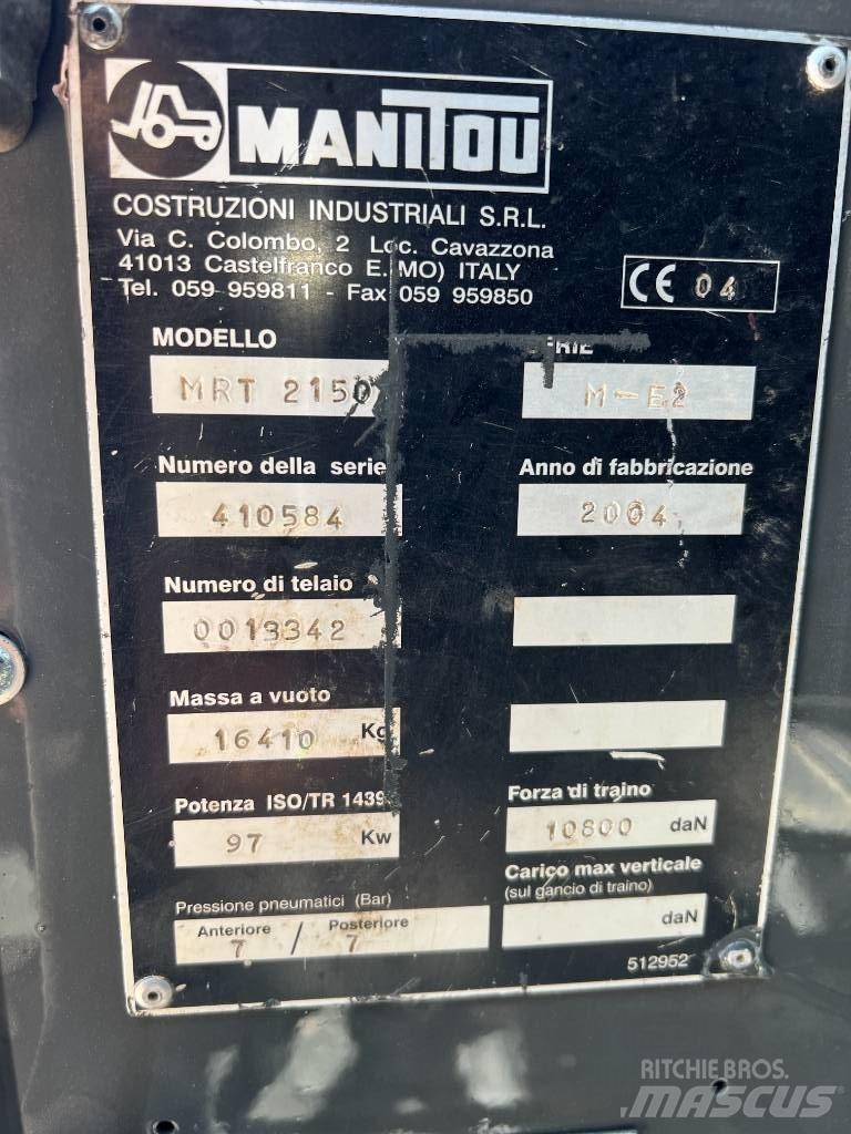 Manitou MRT 2150 텔러 핸들러