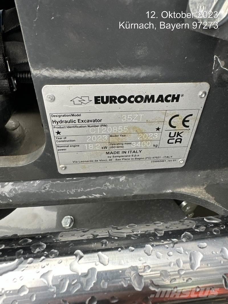 Eurocomach 35ZT 소형 굴삭기 7톤 미만