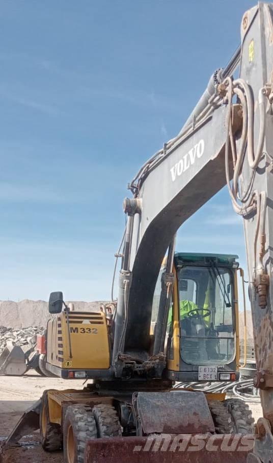 Volvo 180 Giratoria  휠 굴삭기