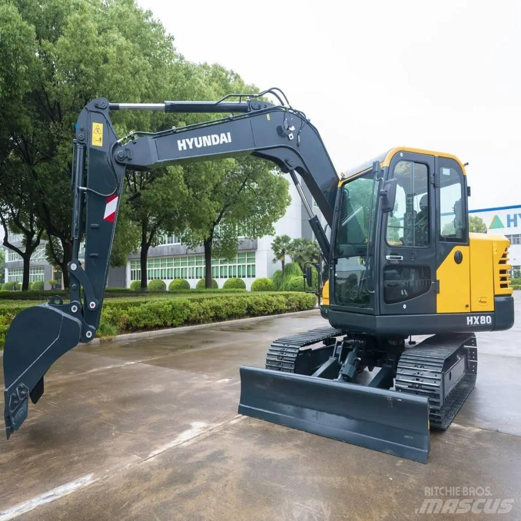 Hyundai HX80 중형굴삭기 7톤-28톤