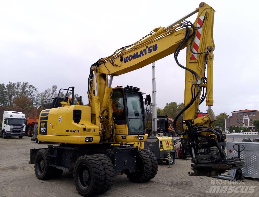Komatsu PW160-11  휠 굴삭기