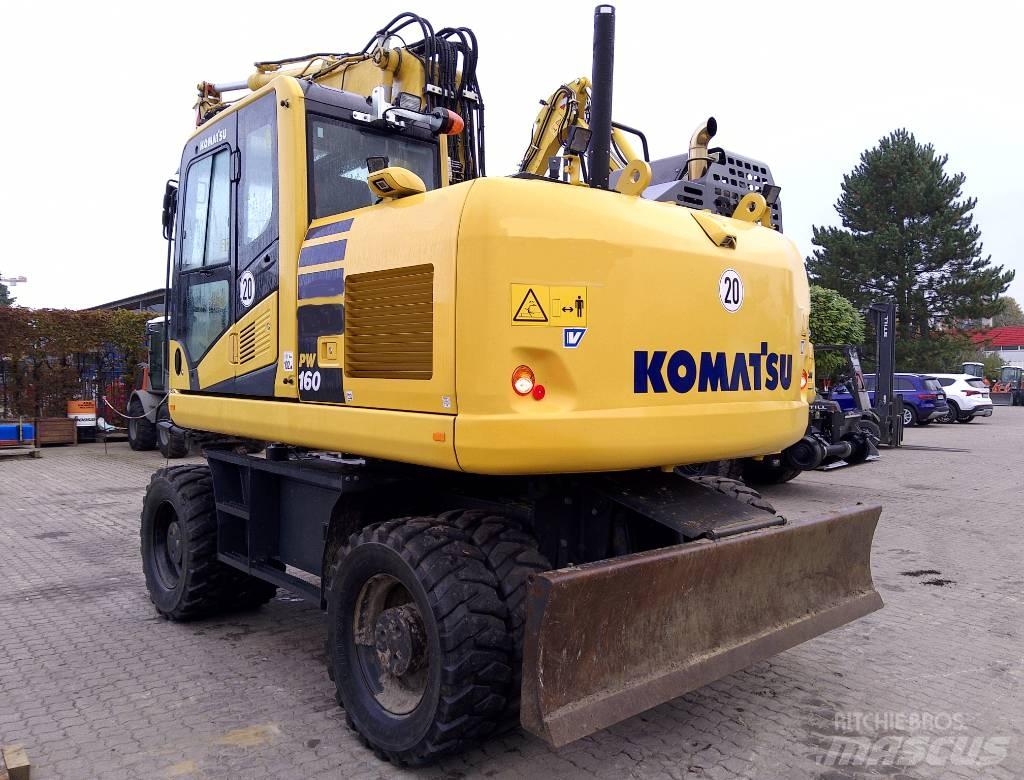 Komatsu PW160-11  휠 굴삭기