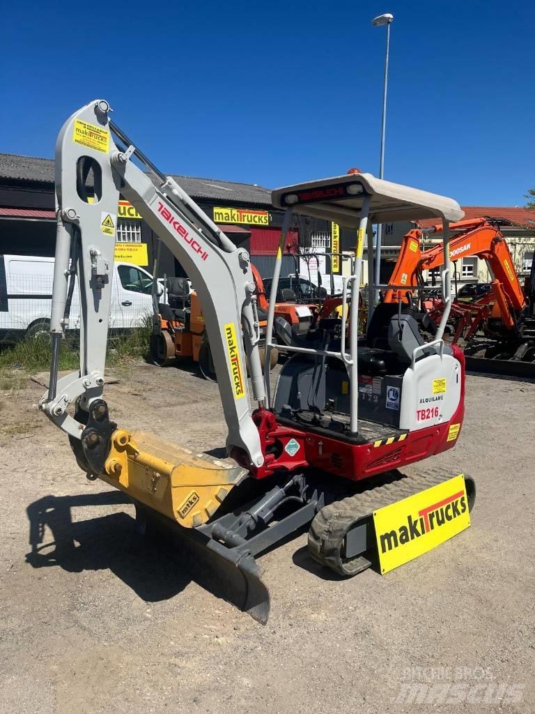 Takeuchi TB216 소형 굴삭기 7톤 미만