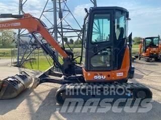 Hitachi ZX55U 소형 굴삭기 7톤 미만