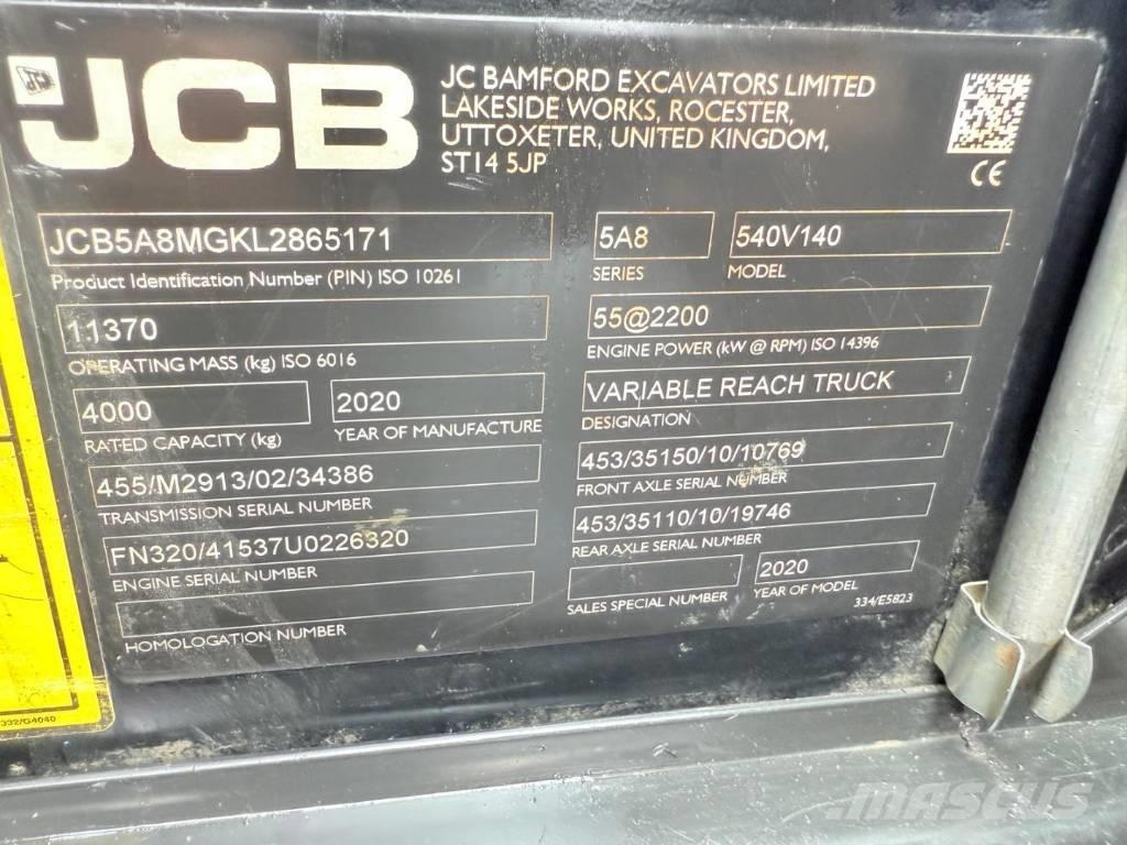 JCB 540-140 텔러 핸들러